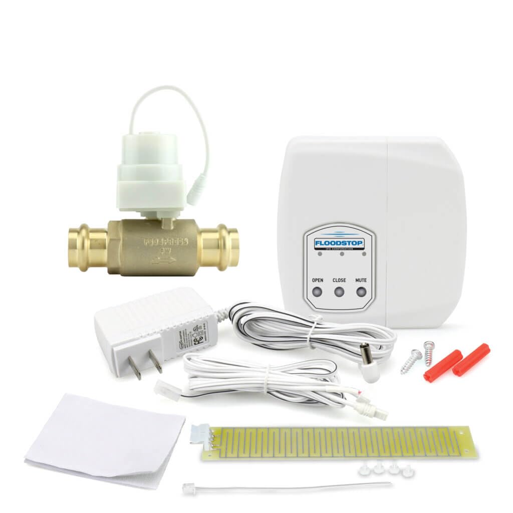 FloodStop Water Heater Leak Detector Kit, 3/4" Push-to-Connect