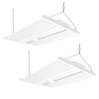 2FT LED Linear High Bay Fixture with Motion Sensor, 155W LED Shop Light, 20,925lm 135LM/W, 120-277V, 5000K Daylight Linear Hanging Light, UL Listed - 4PK