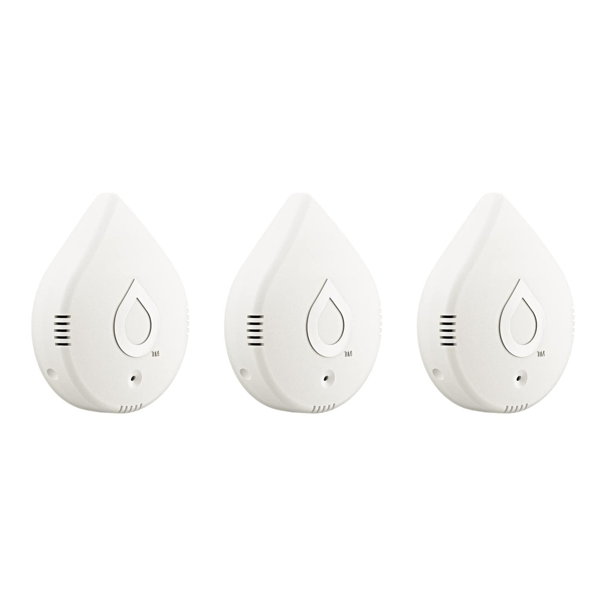 Moen 920-005 Flo Smart Water Leak Detector, White, 3-Pack with 3-Pack 6-Foot Leak Sensing Cable