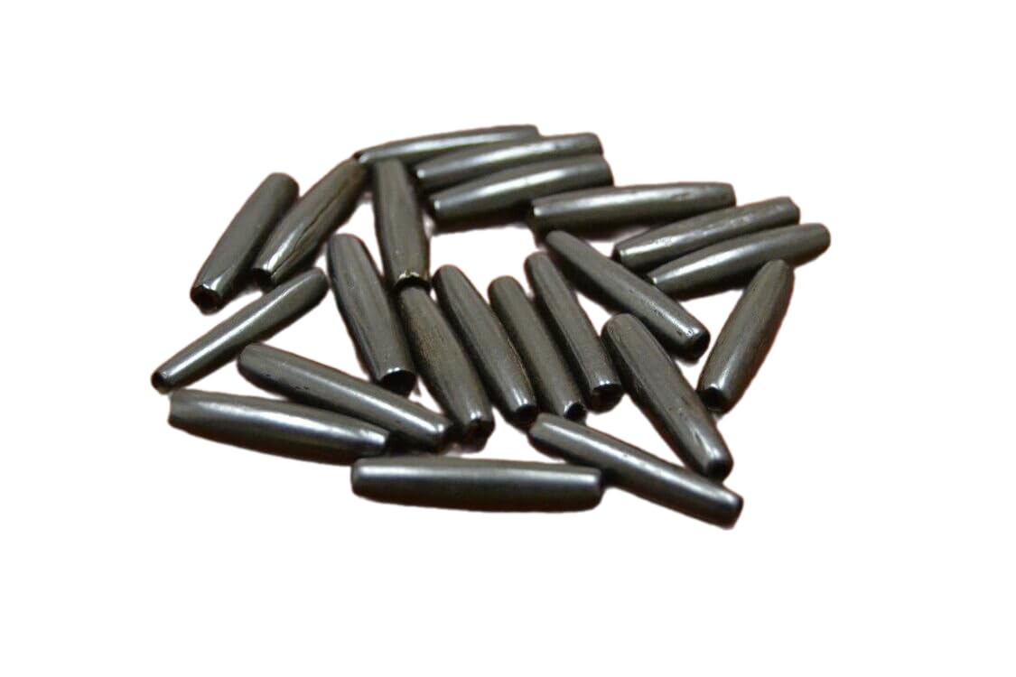 500 Pcs Black Tube Hair Pipe Choker Beading Beads 1" Jewelry Crafting Art Beads Charms for Handmade Friendship Jewelry Bracelet Necklace DIY Crafts Beading Supplies Jewelry Making