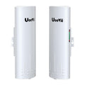 Wireless Bridge Point to Point Outdoor: Ueevii CPE453 5.8GHz Dual 100Mbps WiFi Bridge