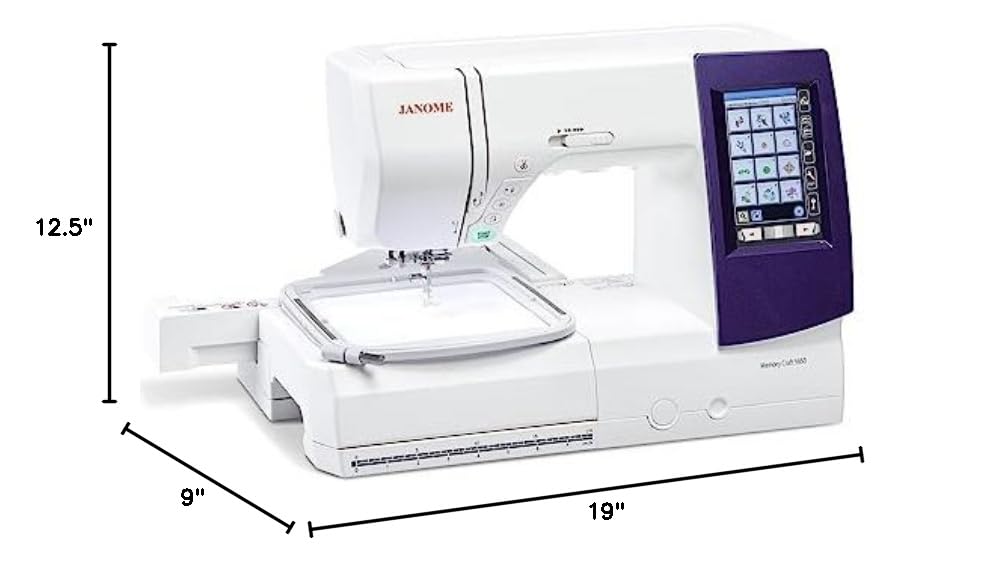 Janome Horizon Memory Craft 9850 Embroidery and Sewing Machine