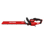 CRAFTSMAN V20 Brushless RP 22 in. Cordless Hedge Trimmer, Lightweight Bush Trimmer with Hedge Sweep Attachment, Up to 2X Power, Longer Runtime, Tool Only (CMCHT830B)