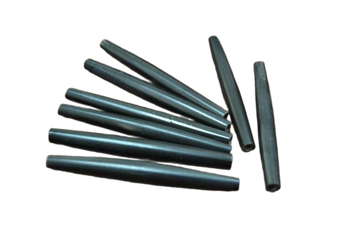 100 Pcs Black Hair Pipe Choker Beads Pendants 3" B-1 Jewelry Crafting Art Beads Charms for Handmade Friendship Jewelry Bracelet Necklace DIY Crafts Beading Supplies Jewelry Making