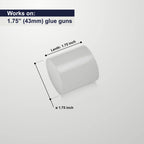 ASA Clear Hot Melt Glue Sticks 1.75" x 1.75", Arts & Crafts, 25 lb