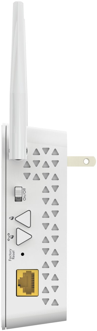 NETGEAR Powerline Wi-Fi 1000 + Extra Outlet, White (PLPW1000-100NAS)