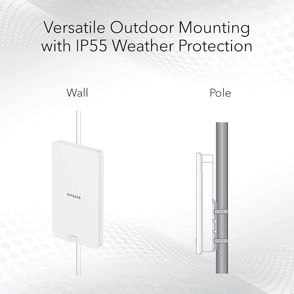 NETGEAR 1.8 Gbps WiFi 6 Wireless Outdoor Access Point (WAX610Y)