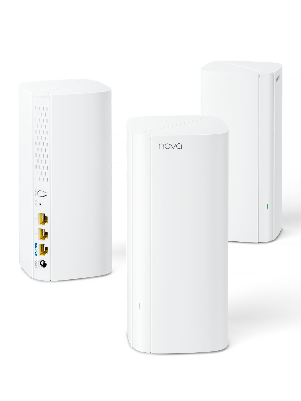 Tenda Nova MX12 AX3000 Whole Home Mesh WiFi 6 System, Mesh Router 3-Pack, Up to 7000 sq ft and 2976 Mbps, EasyMesh, Gigabit Ports, VPN, Parental Controls, V4.0