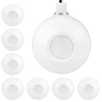 ENERLITES High Bay 360 Degree Ceiling Occupancy Motion Sensor, White, 8Pack