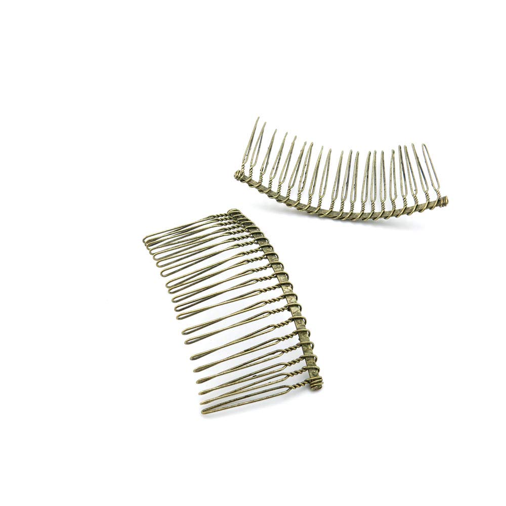 Price per 220 Pieces Antique Bronze Tone Jewelry Charms Findings Arts Crafts Beading Making Charmes X2TZ7L Haircomb Hair Comb