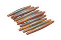 100 Pcs Orange Horn Tube Hair Pipe Choker Beads 4 1/2" Jewelry Crafting Art Beads Charms for Handmade Friendship Jewelry Bracelet Necklace DIY Crafts Beading Supplies Jewelry Making