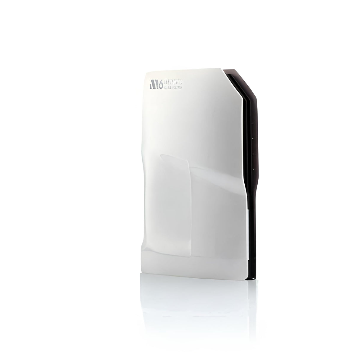 Mercku M6 WiFi 6 AX1800 Modem Mesh Router 3000 Coverage 2.4G/5GHz 1800Mbps APP Control EasyMesh MU-MIMO 2 Gigabit Ports (White)