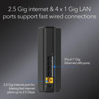 NETGEAR Nighthawk WiFi 7 Router RS100, Up to 2,000 sq ft, 3.6 Gbps