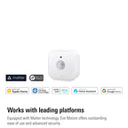 Eve Motion (Matter) 3-Pack – Smart Motion and Light Sensor, IPX3, Automatic Activation of Devices, Future-Proof, Works with Apple Home, Alexa, Google Home, SmartThings, Requires Thread Border Router