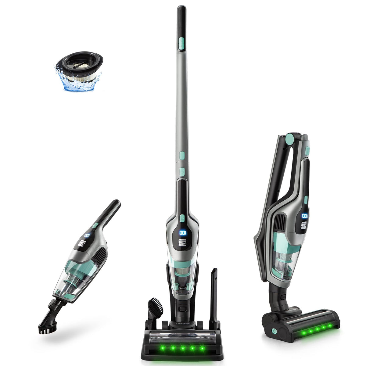 Kenmore DS1030 Cordless Stick Vacuum Lightweight Cleaner 2-Speed Suction