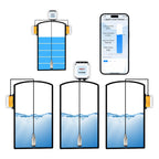 Moray Smart WiFi Water Level Sensor, 10m Long Range Ultrasonic Liquid Level Gauge, Water Tank Monitor, High Accuracy, Automatic Alarm Indicator, Tuya Smart Life App, IP67 Waterproof (ME202W 10m)