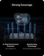 TP-Link BE5000 Dual-Band Wi-Fi 7 Router (Archer BE270)