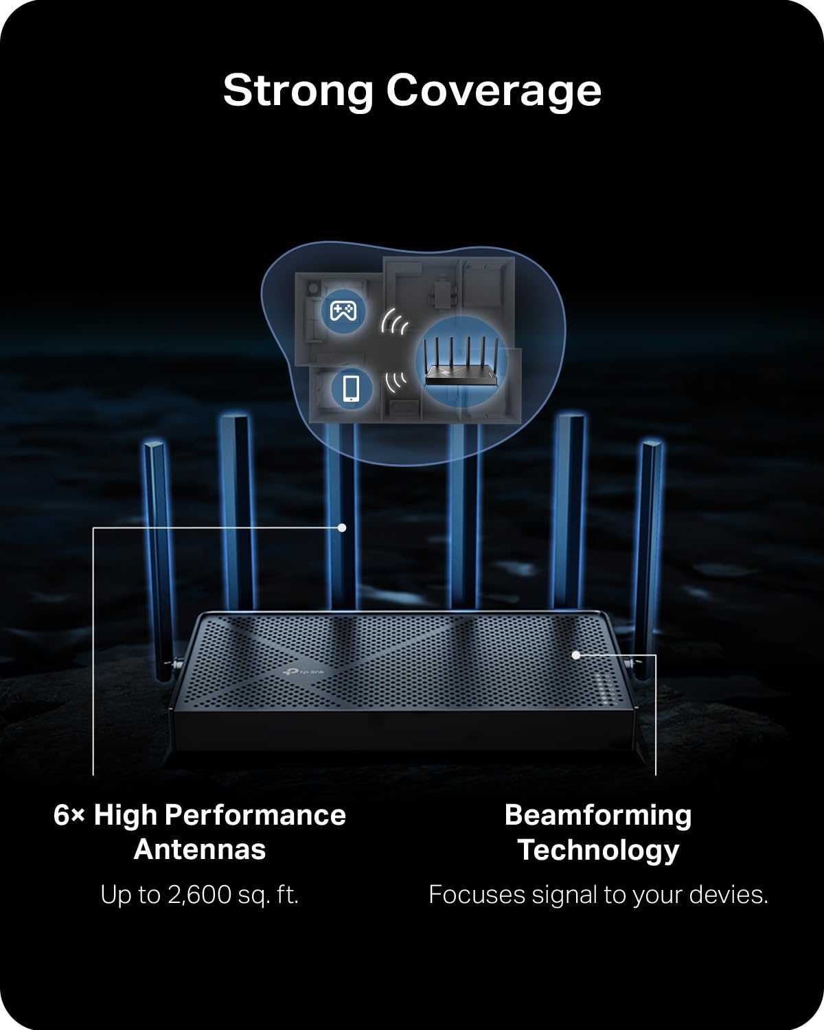 TP-Link BE5000 Dual-Band Wi-Fi 7 Router (Archer BE270)