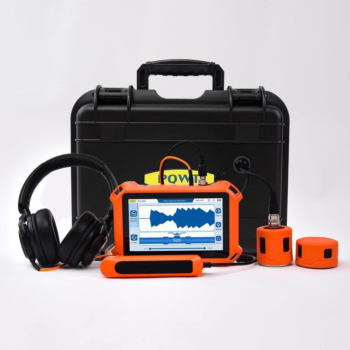 PQ125B Underground Water Leak Detectors for Outdoor Sewer Acoustic