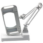 Tabletop Foldable Magnifying Glass with LED Light Standing Design Needlework Sewing Loupe for Beading & Jewelry Making
