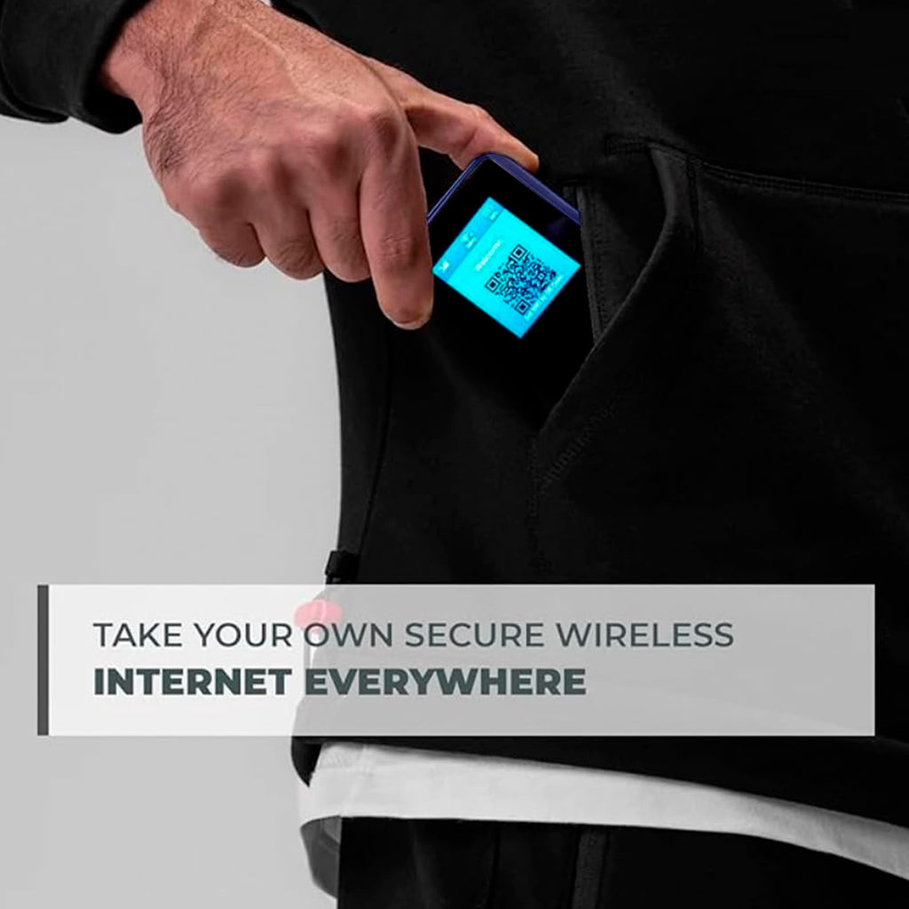 Forward Wireless 4G LTE Mobile Hotspot|Portable WiFi & Travel Router for USA & 140+ Countries, No SIM (AI Powered Global Smart Network)-250GB USA Data for 30 Days, No Contract, Connects to 16 Devices