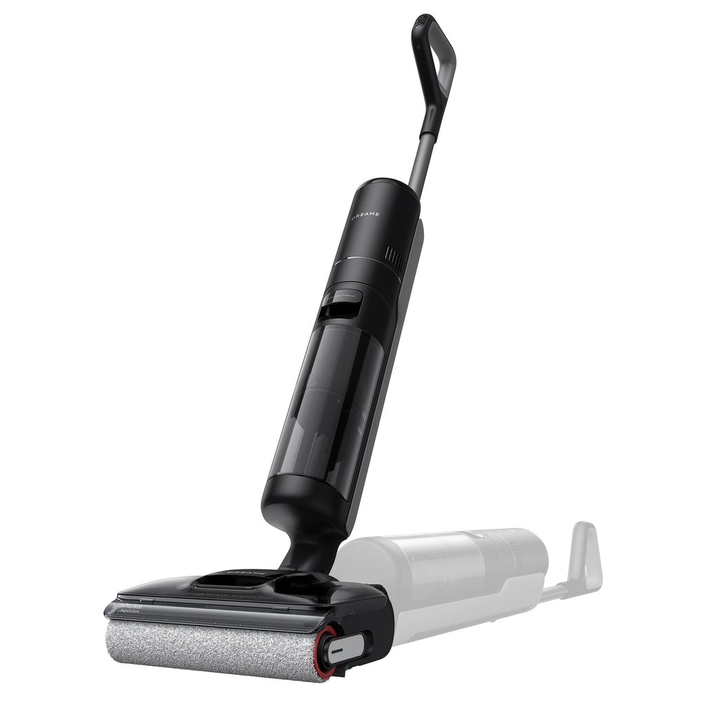 dreame H12 Pro FlexReach Wet Dry Vacuum Cleaner, 0 Tangle Cordless Vacuum Mop All-in-One for Hard Floors, 180° Lie-Flat Floor Cleaner Machine with 194°F Hot Self-Cleaning, 50Mins Runtime