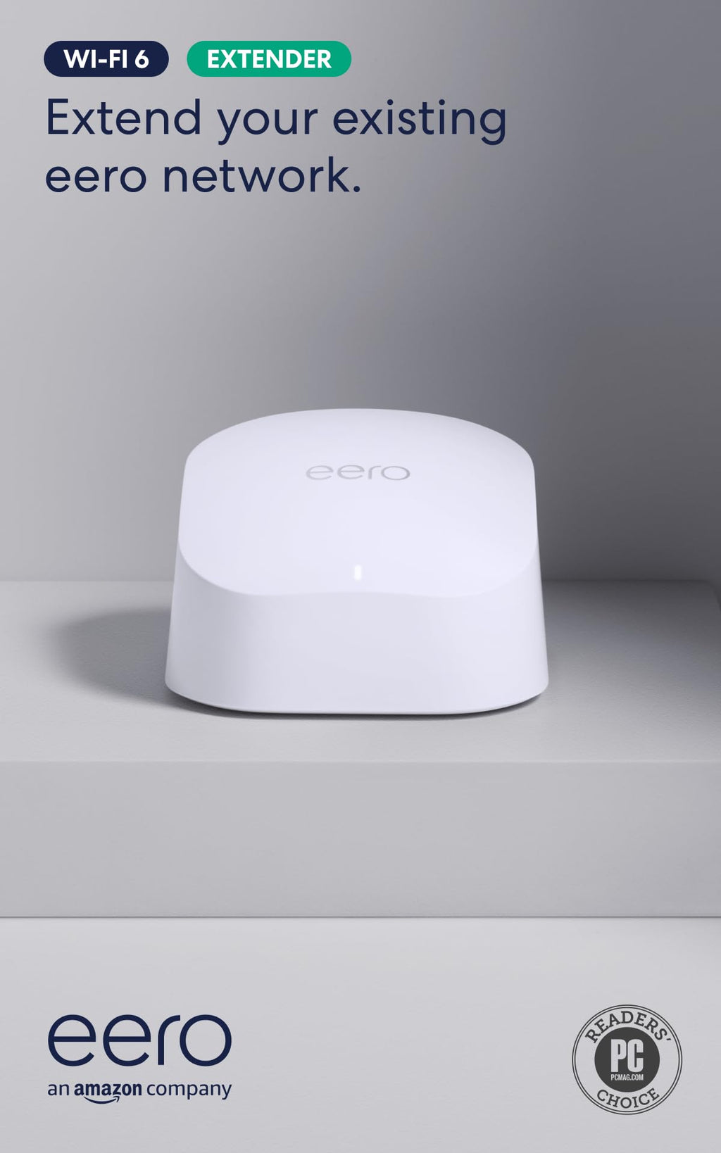 Amazon eero 6+ mesh wifi system - Supports internet plans up to a Gigabit, Coverage up to 4,500 sq. ft., Connect 75+ devices, 3-pack