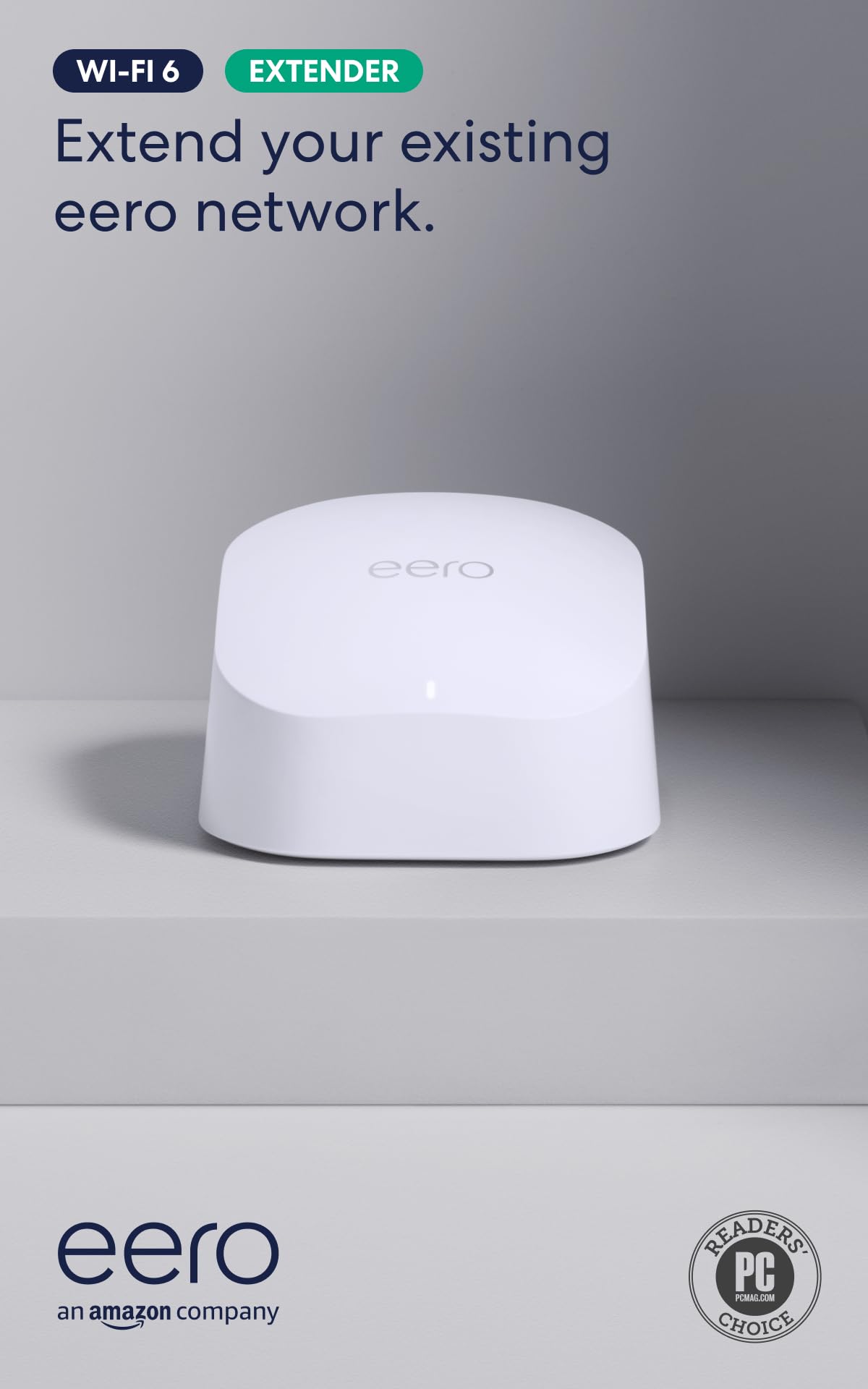 Amazon eero 6+ mesh wifi system - Supports internet plans up to a Gigabit, Coverage up to 4,500 sq. ft., Connect 75+ devices, 3-pack