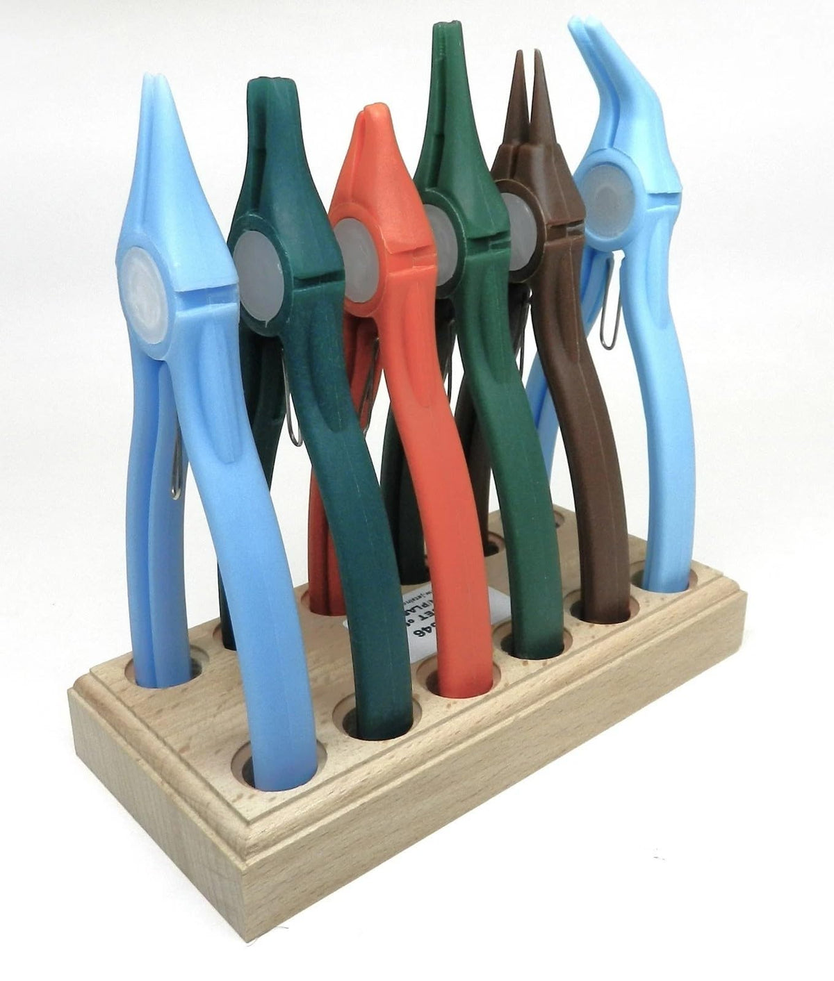 Nylon Pliers Set of 6 for Jewelry Making, Non-Marring Plastic Jaw, Assorted Shapes, for Beading, Wire Wrapping, and Crafting