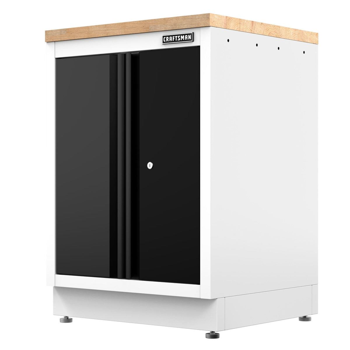 CRAFTSMAN Welded 2-Door Base Cabinet (White/Black) (CMST32602WB)