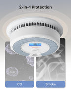 X-Sense Interconnected Smoke Carbon Monoxide Detector Kit