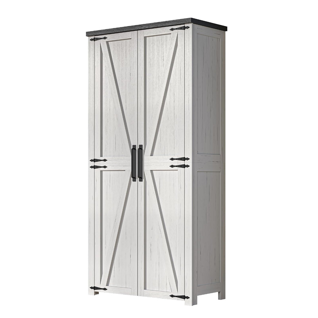72" H Craft Storage Cabinet with LED Lights