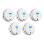 X-Sense Smoke Detector and Carbon Monoxide Detector, SC01, 5-Pack