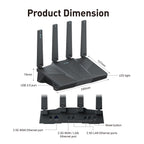 GL.iNet GL-BE6500 Flint 3e Wi-Fi 7 Router with VPN for Home and Gaming
