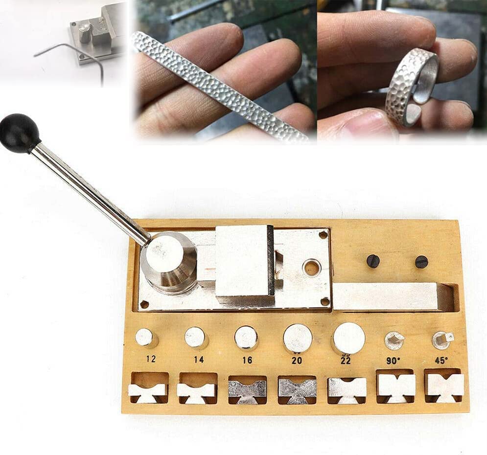 GDAE10 Jewellery Making Kit, Ring Bending Tools Set Earring Ring Bender Machine Hand Beading Supplies Crafts Maker US Professional