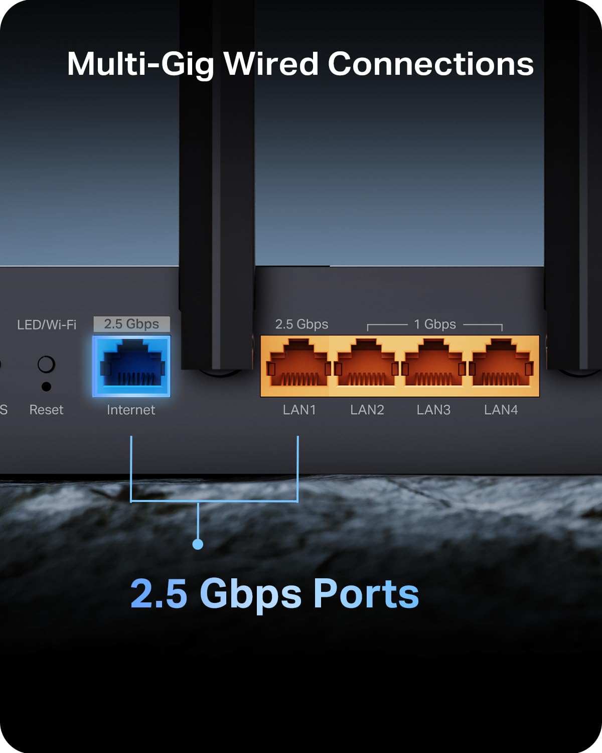 TP-Link BE5000 Dual-Band Wi-Fi 7 Router (Archer BE270)