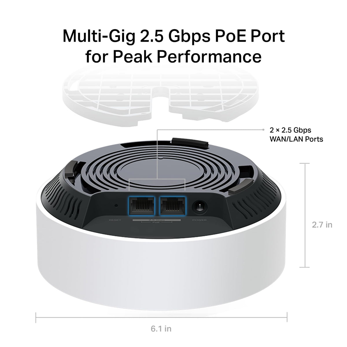 TP-Link AX3000 PoE Mesh WiFi 6, Deco X50-PoE (3-Pack)