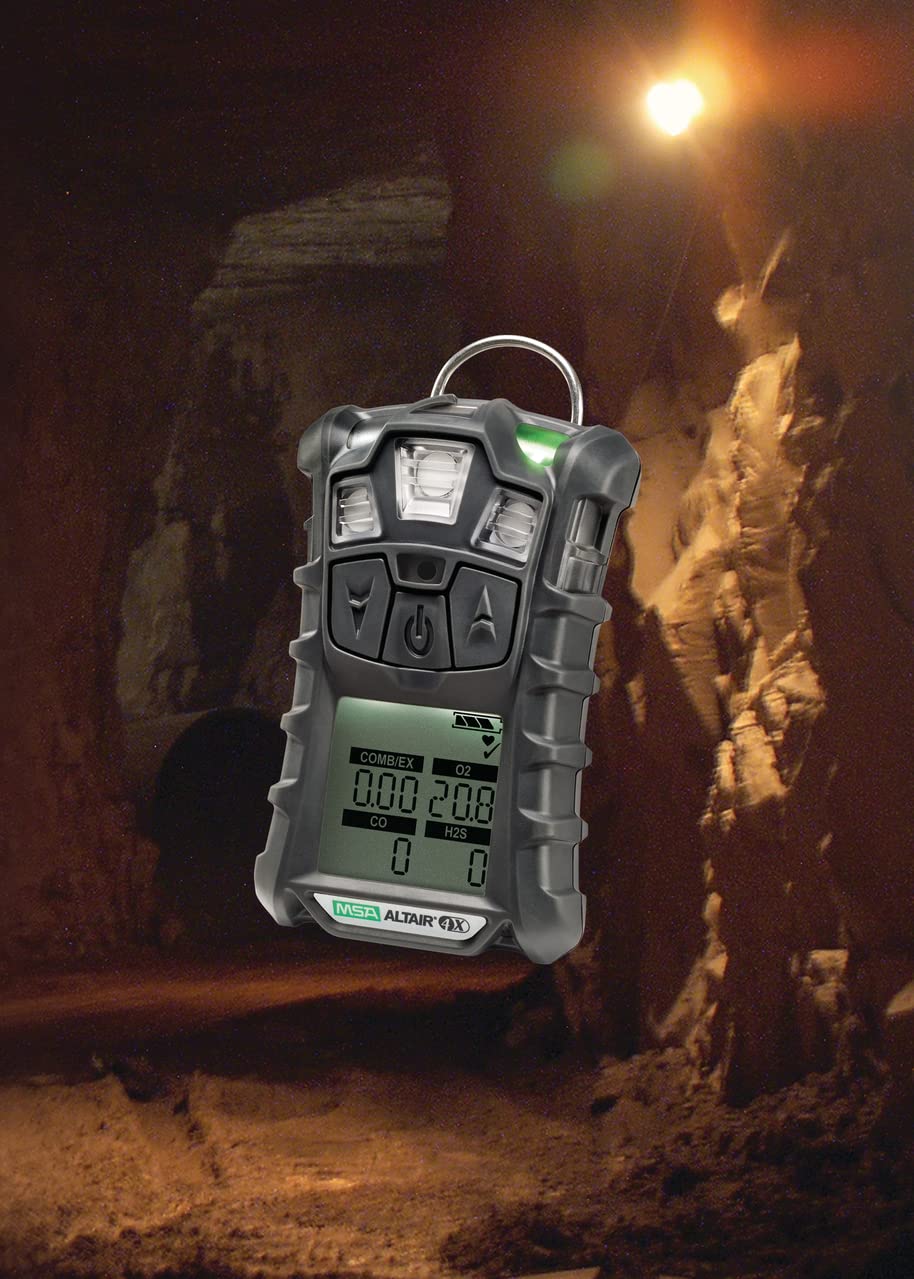 MSA ALTAIR 4X Mining Multi-Gas Detector (CH4, O2, CO), Handheld Rechargable