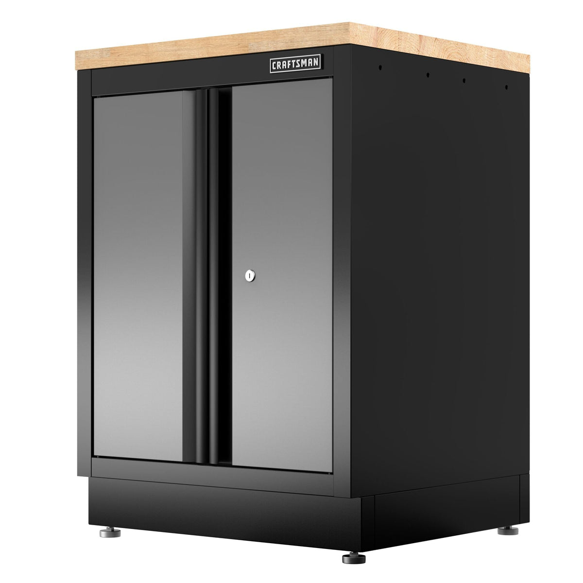CRAFTSMAN Welded 2-Door Base Cabinet (Black/Gray) (CMST32602BG)