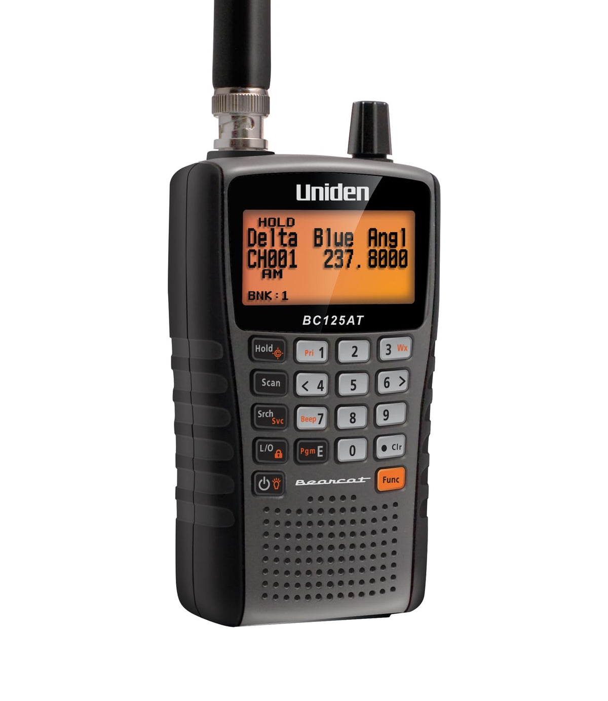 Uniden Bearcat BC125AT Feature-Rich Analog Handheld Scanner, 500 Channels