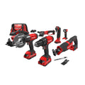 CRAFTSMAN V20 Power Tool Combo Kit, 7-Tool Cordless Power Tool Set with 2 Batteries and Charger (CMCK700D2)