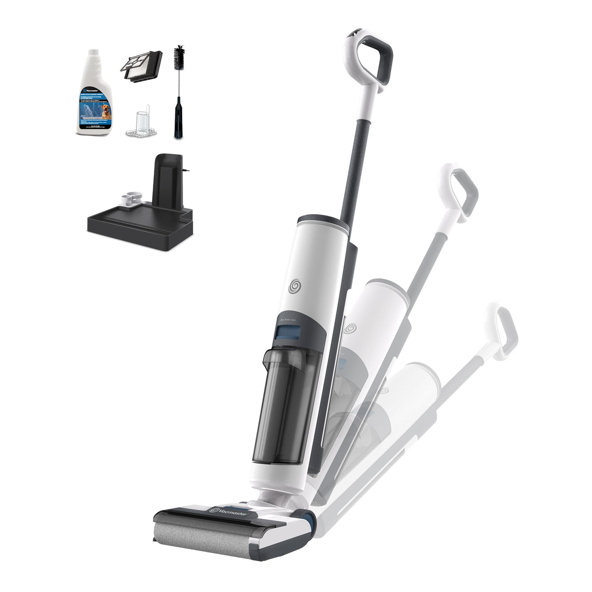 Vacmaster Cordless Wet Dry Vacuum & Mop, Self-Cleaning Hard Floor Cleaner