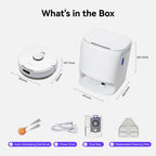 Narwal Freo X10 Pro Robot Vacuum and Mop Combo, 11000Pa, White