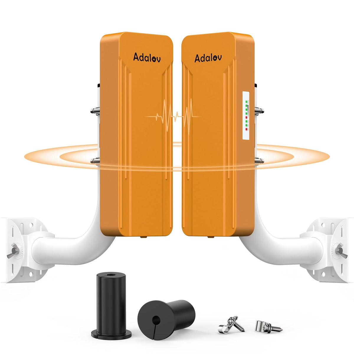 AdaLov CPE469 2.4G &5.8G Gigabit Wireless Bridge, 3KM Point-to-Point WiFi