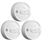 X-Sense Interconnected Smoke Detector, 10-Year Battery, SD20-W, 6-Pack