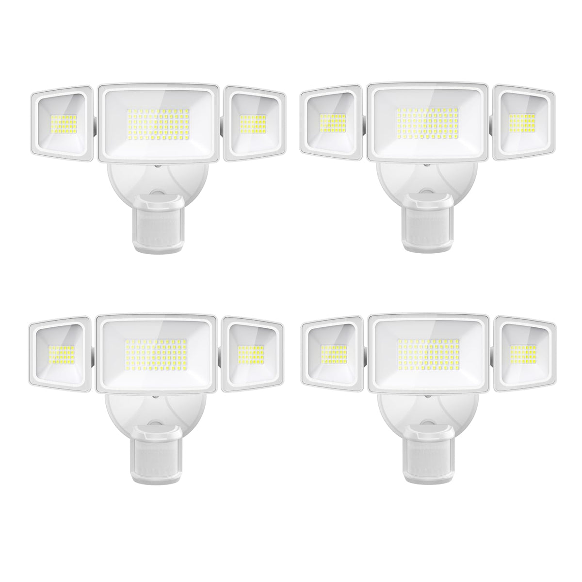 Flood Lights Outdoor Motion Sensor, Dusk to Dawn Security Floodlight, Black