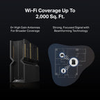 TP-Link Tri-Band BE9700 WiFi 7 Router, Archer BE550 Pro