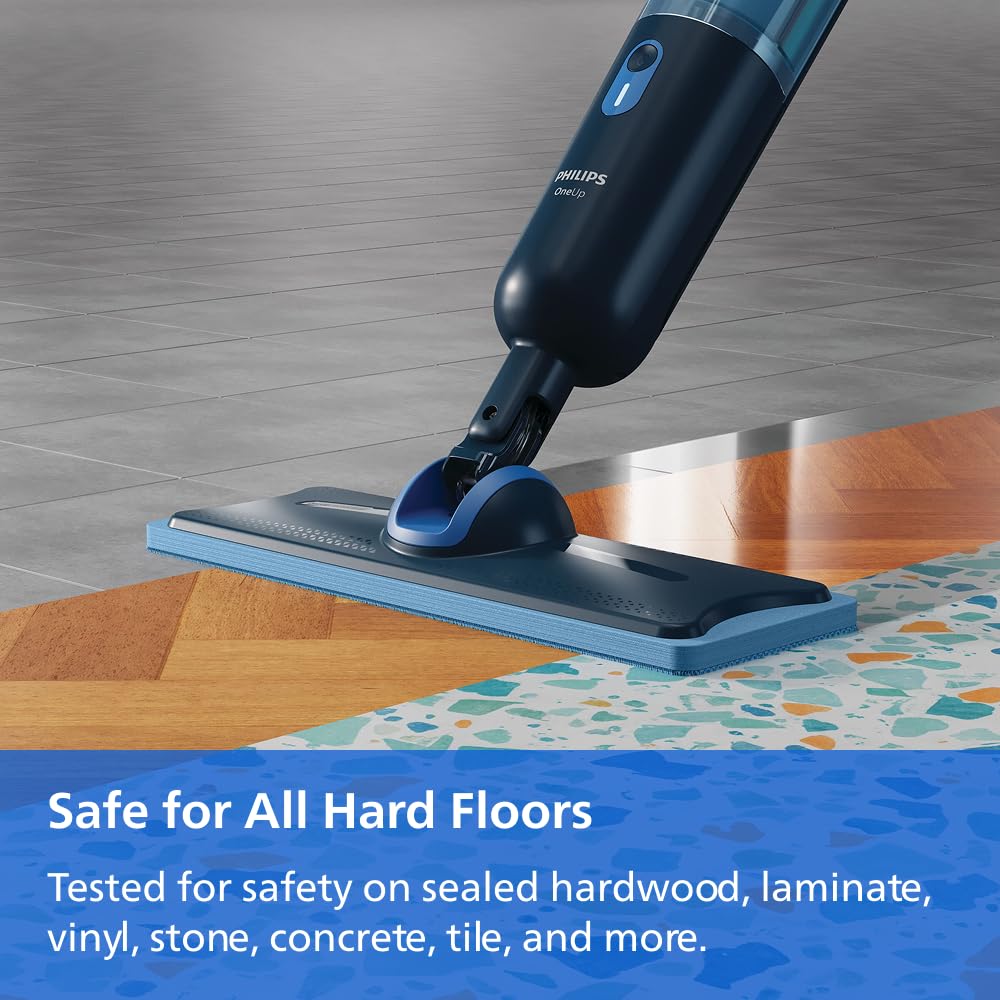PHILIPS 3000 Series OneUp Cordless Electric Mop, Removes Dirty Water