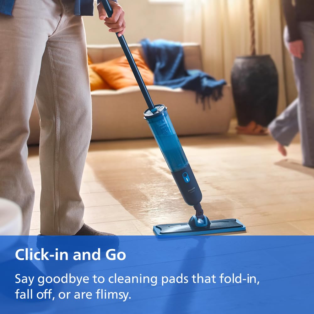 PHILIPS 3000 Series OneUp Cordless Electric Mop, Removes Dirty Water