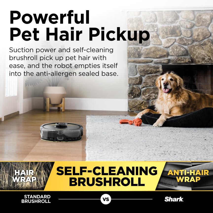 Shark Matrix Plus 2-in-1 Robot Vacuum & Mop, Black/Mocha Silver, AV2620WA